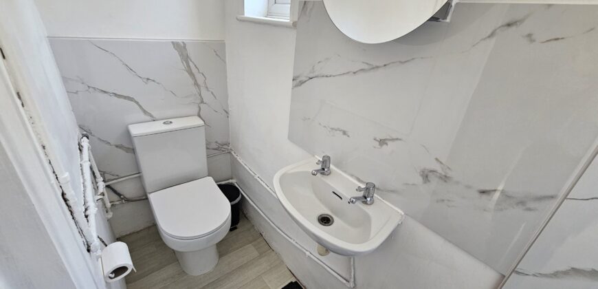Newly refurbished three bedroom property with two bathrooms and two reception rooms. Close to town centre, with good local amenities